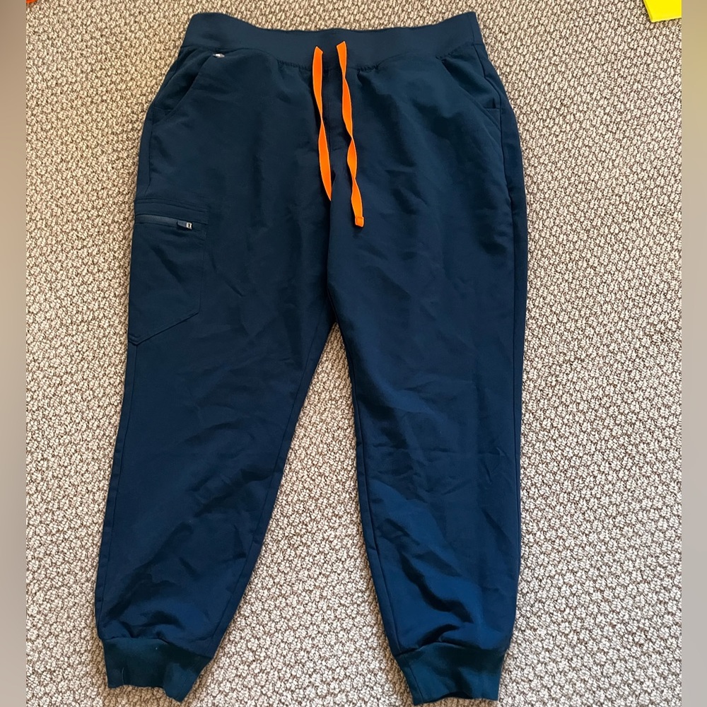 Figs joggers LP deep reef blue large petite joggers